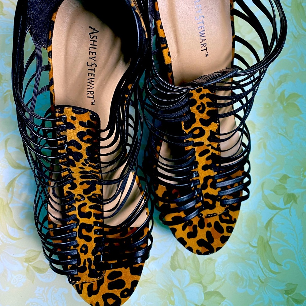 Torrid Leopard wedged shoes